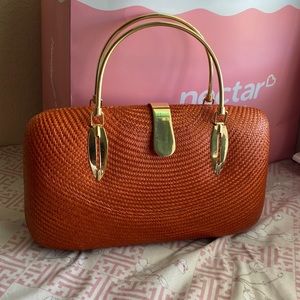 Rattan handbag
